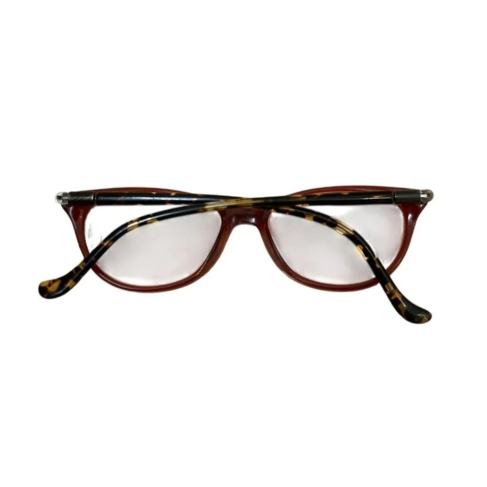 Safilo Buratto 06 C9A Red Cat Eye Eyeglass Frames Full Rim 51‑16‑140 Italy